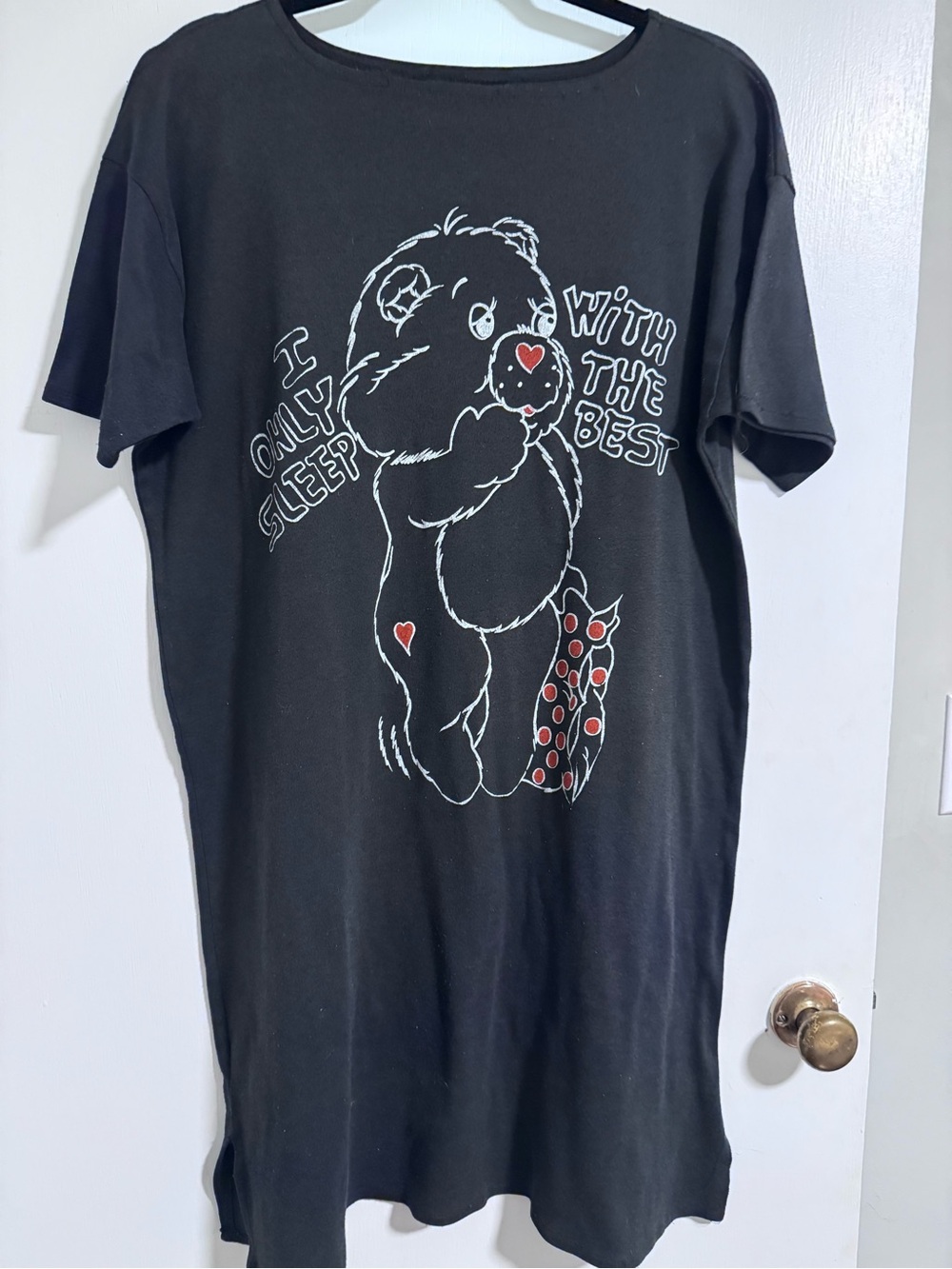 Vintage 1980S Care Bears Nightgown Highly Collectible Soft Cozy Size Large Long